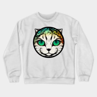 Trippy Meow Meow Crewneck Sweatshirt